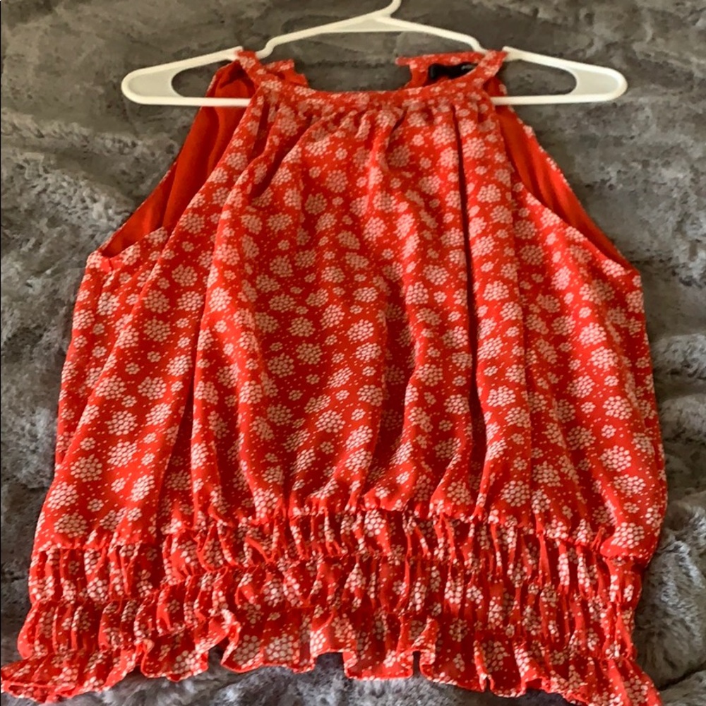 Aqua Sleeveless Blouse